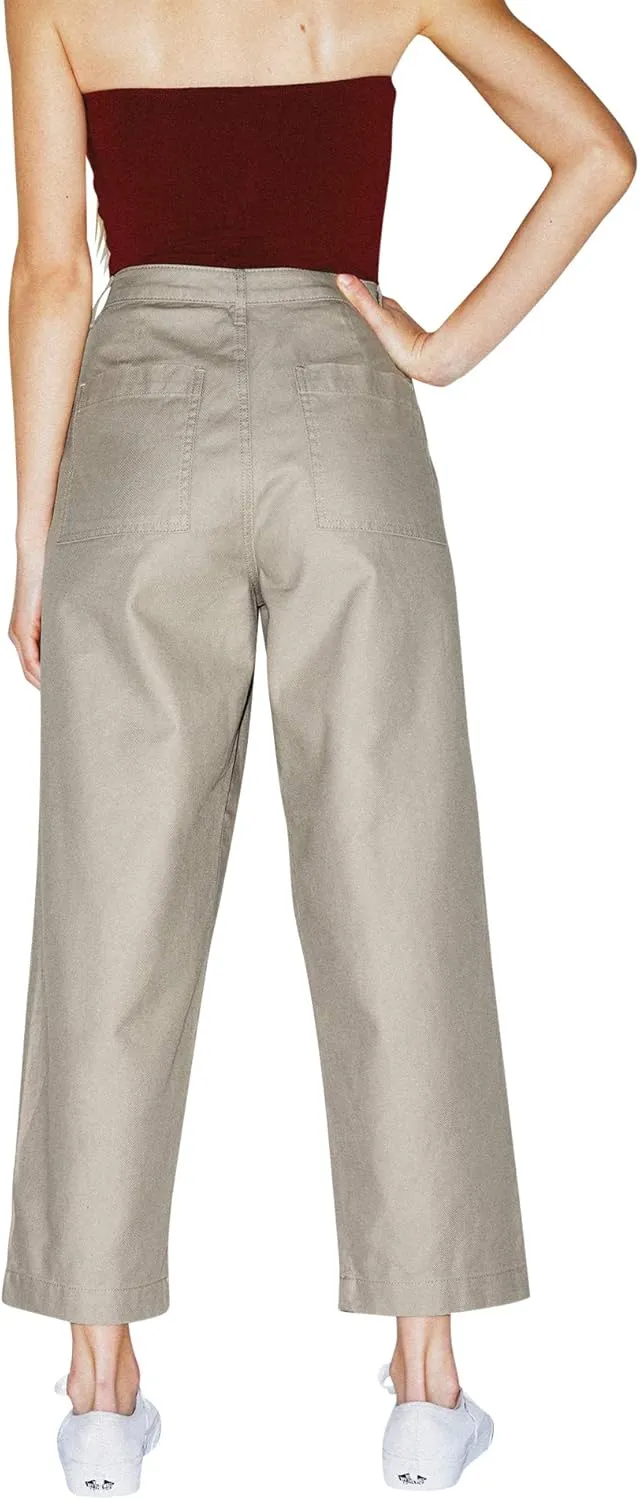 American Apparel Women's Twill Pleated Pant