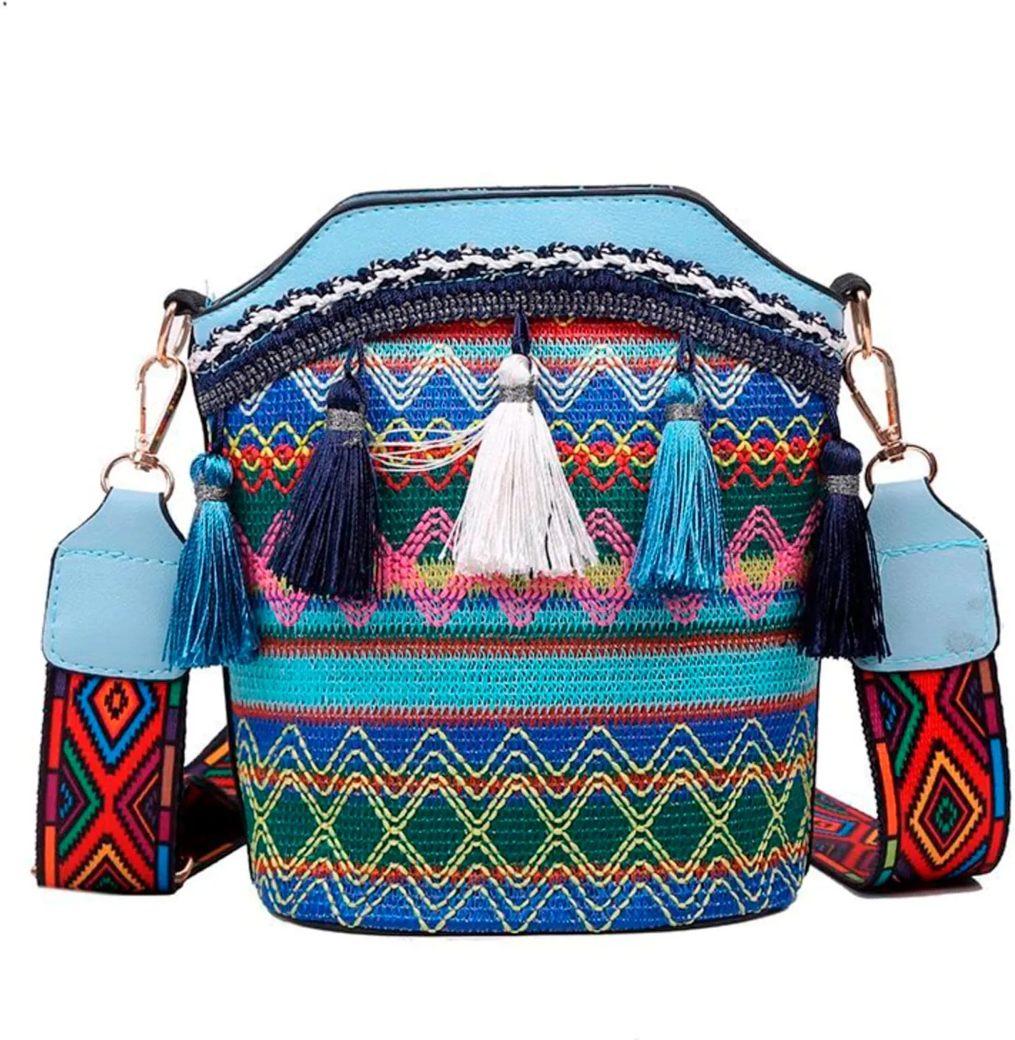 Bag Women Crossbody Bag Women Ethnic Tassel Sling Handbag