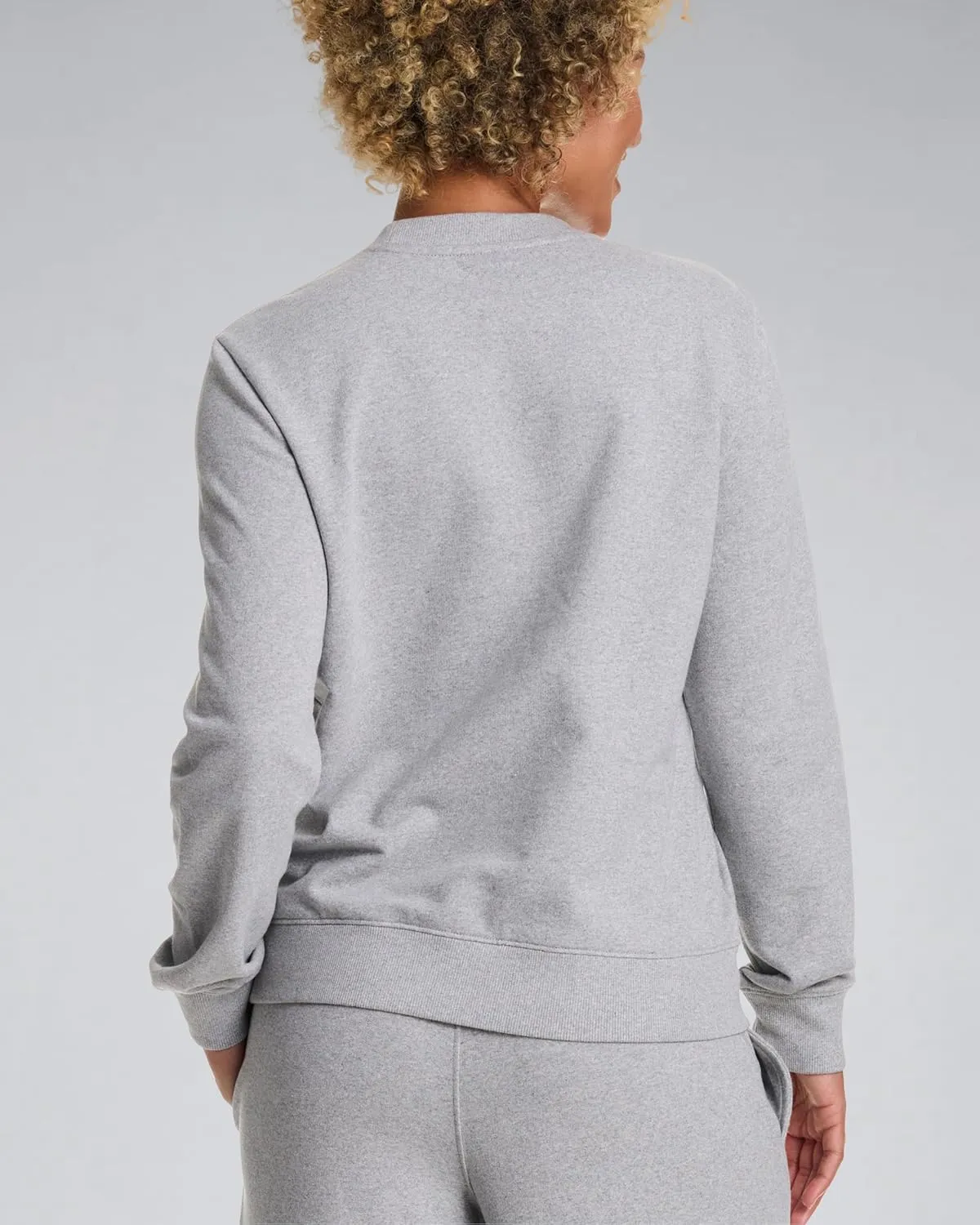 bebe French Terry Sweatshirt for Women, Crewneck Sweatshirts for Women, Sweatshirt Loungewear