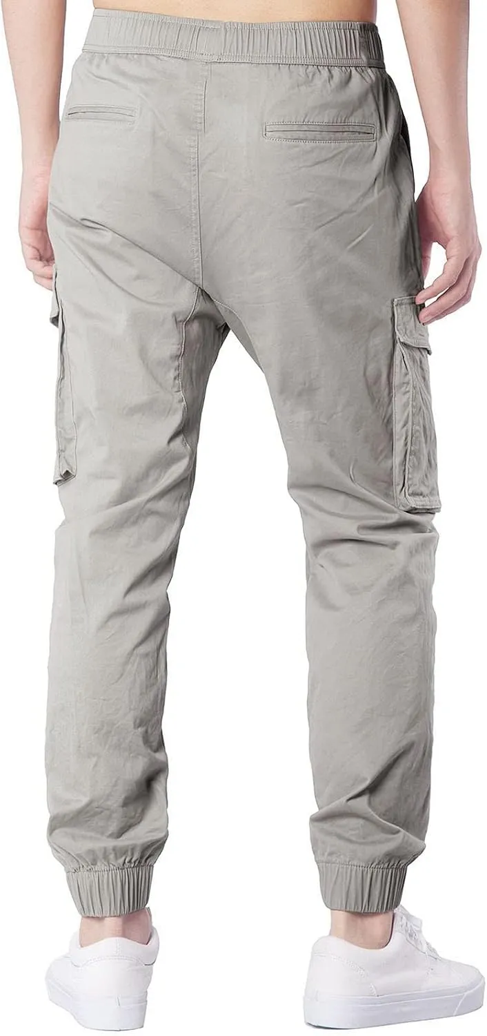 Big and Tall Cargo Pants for Men Sweatpants for Men Drawstring Loose Fit Sweatpants for Men with Pockets Mens Fashion