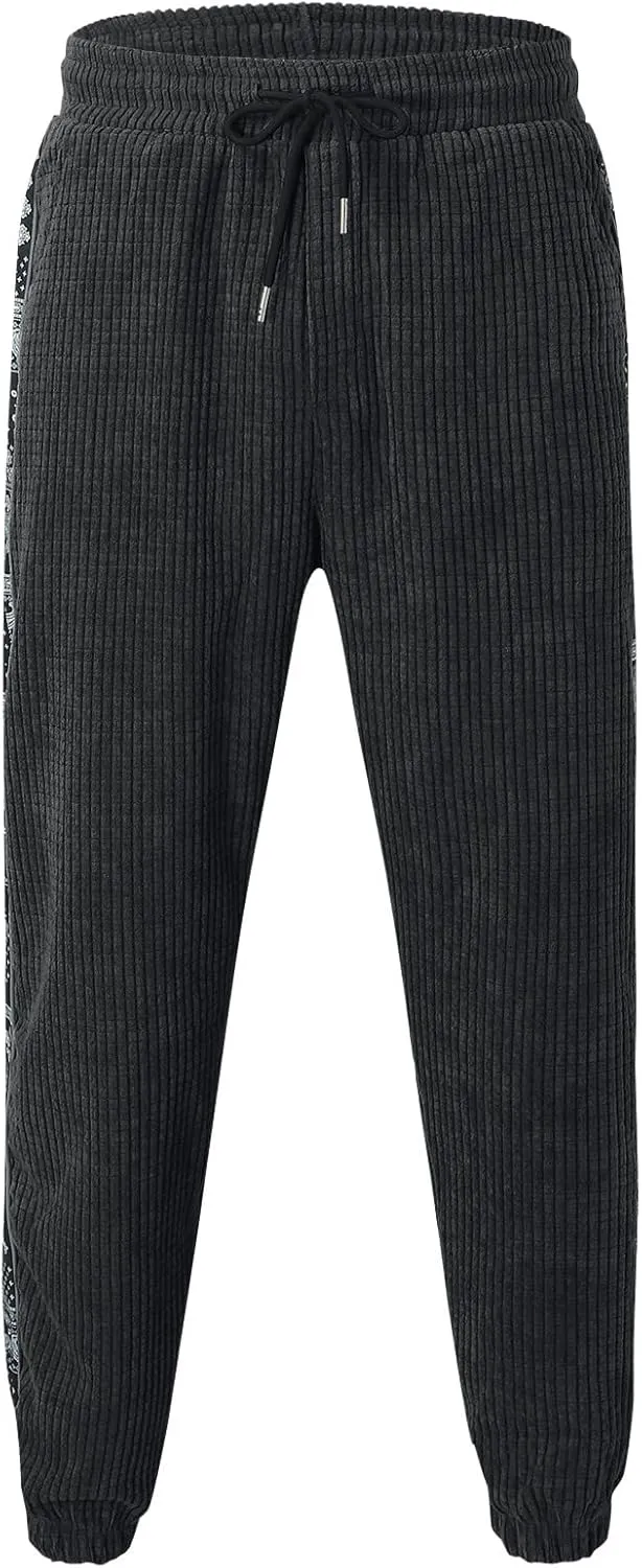 Big and Tall Sweatpants for Men Sweatpants Stretch Elastic Running Athletic Cargo Sports Sweatpants for Men Men Pants