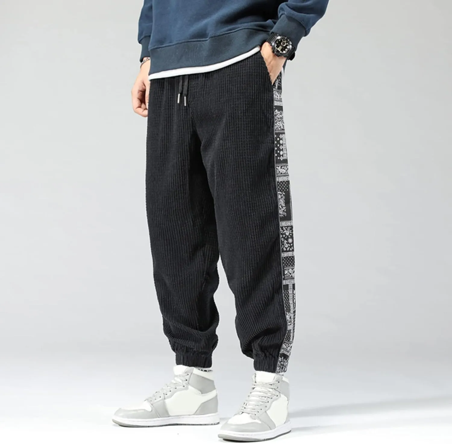 Big and Tall Sweatpants for Men Sweatpants Stretch Elastic Running Athletic Cargo Sports Sweatpants for Men Men Pants
