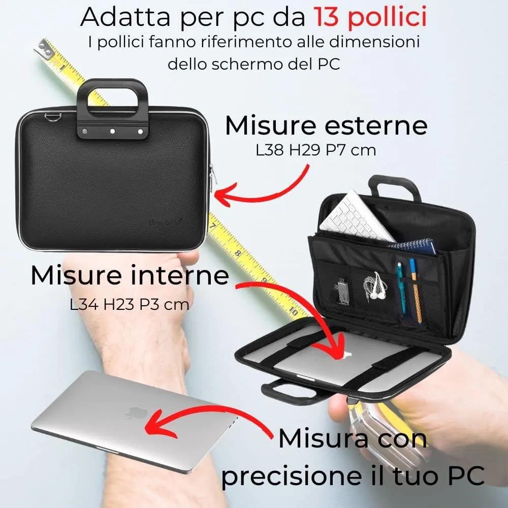 Briefcase, Teal, 38cm