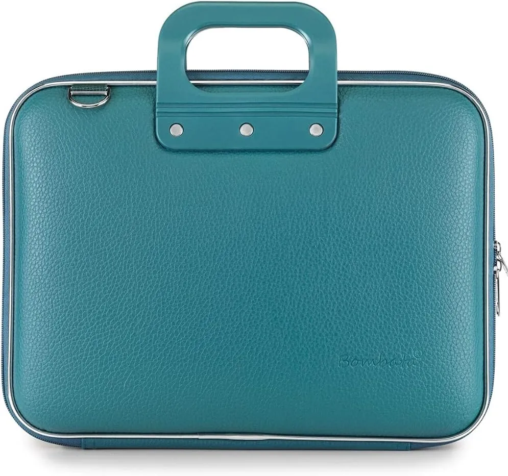 Briefcase, Teal, 38cm