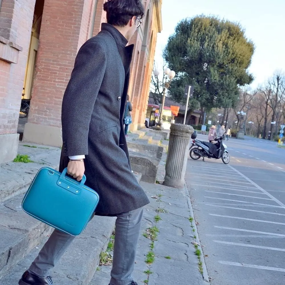 Briefcase, Teal, 38cm