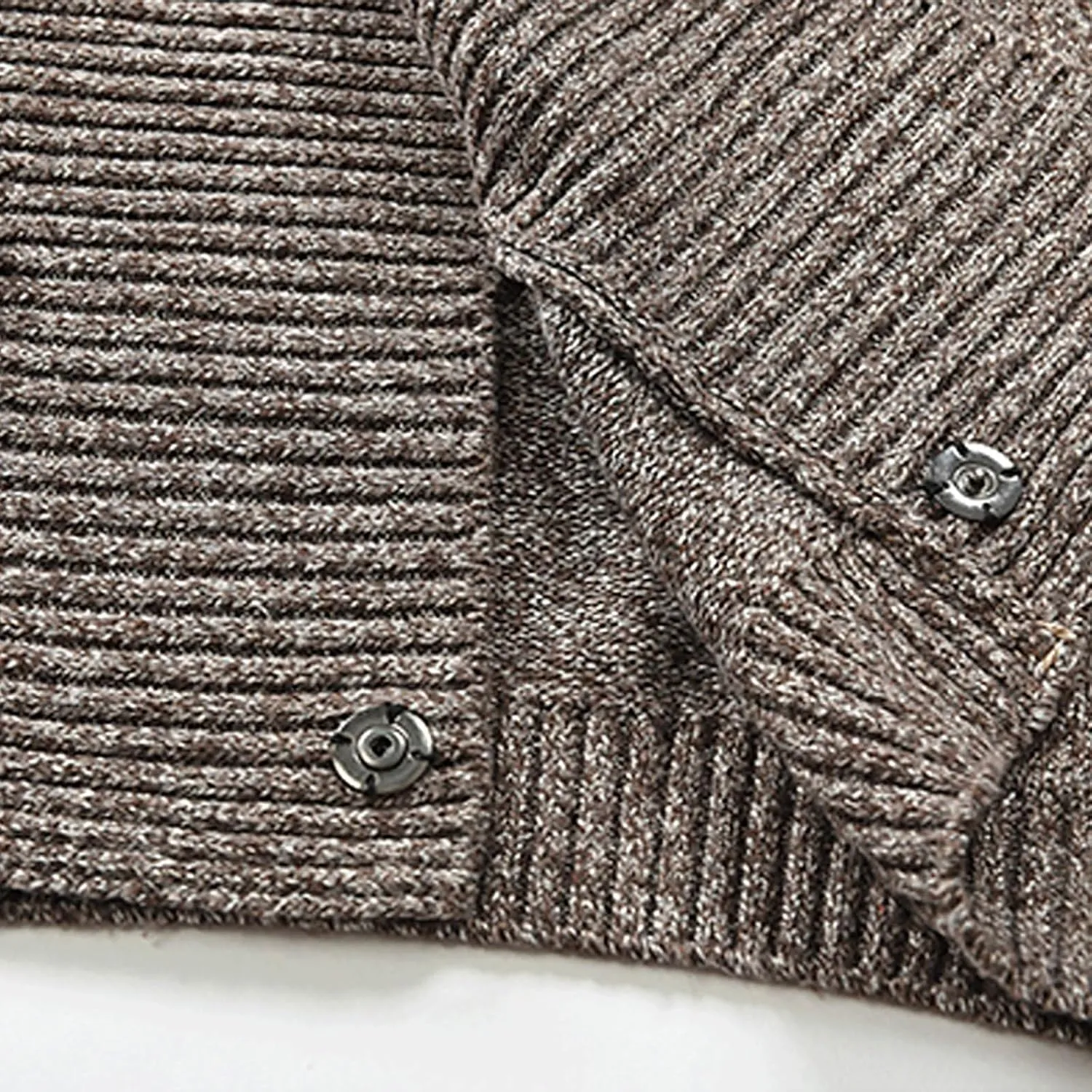 Cardigan Sweaters for Men Double Breasted Sweater Shawl Collar Sweater Coat Button Down Knit Cardigan Warm Jacket