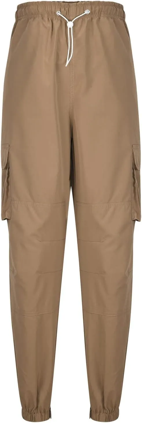 Cargo Pants for Men Big and Tall Men's Fleece Sweatpant with Pockets Drawstring Athletic Pants Joggers Running Sports