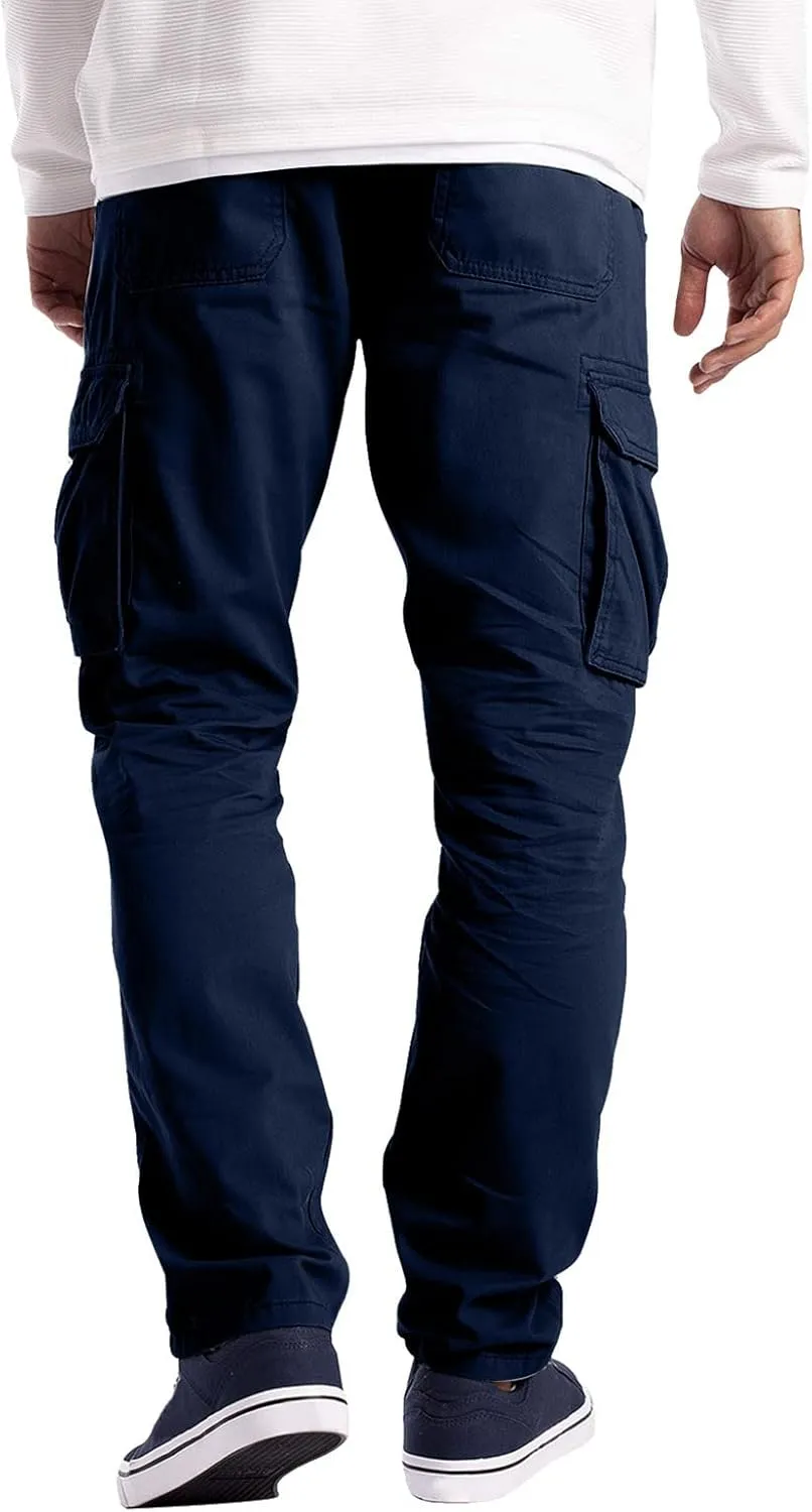 Cargo Pants for Men Big and Tall Pants Lightweight Sports Jogger Sweatpants Drawstring Pants Outdoor Fishing Trousers