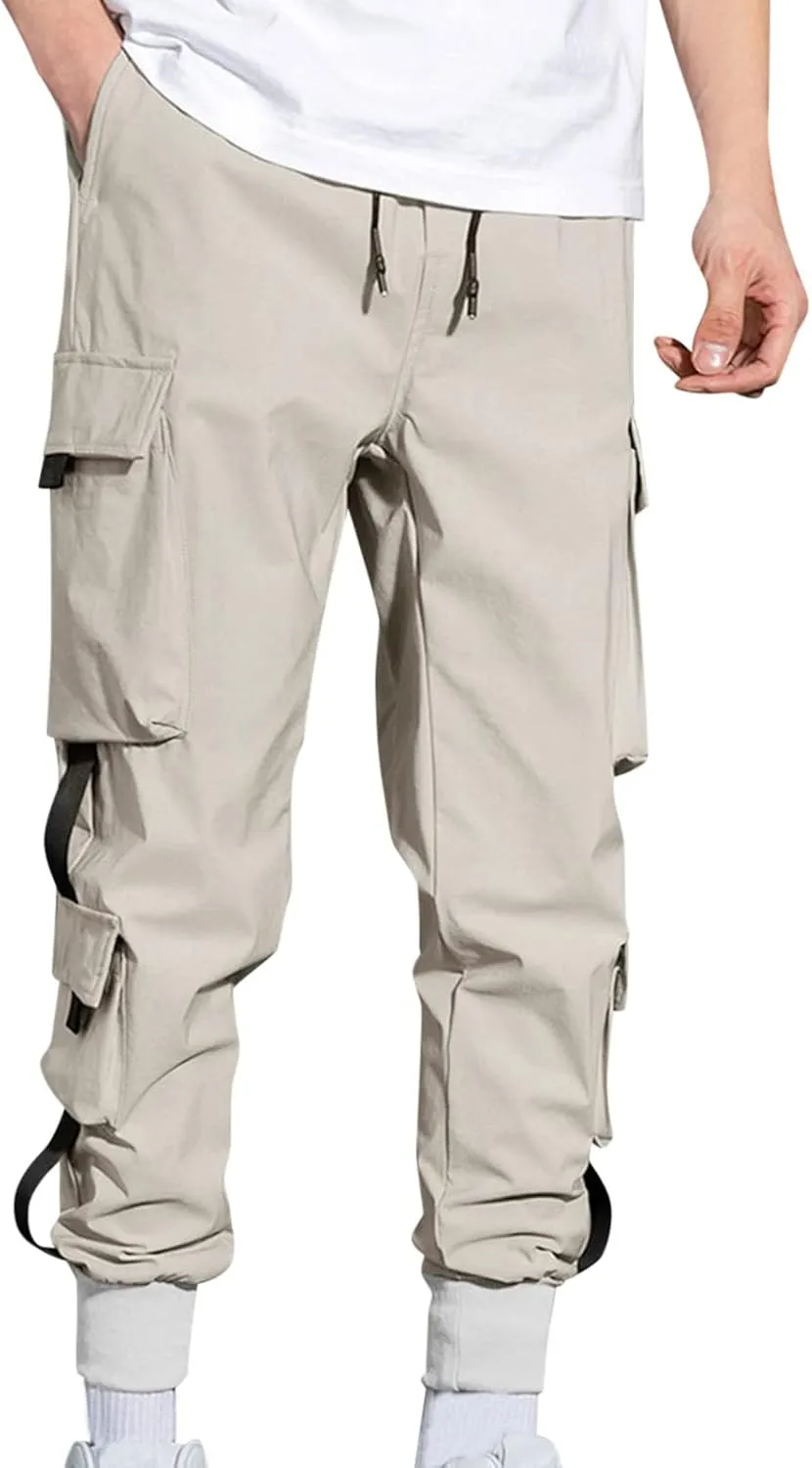 Cargo Pants for Men Joggers Pants Hiking Outdoor Twill Track Jogging Sweatpants Pants Men's Sweatpants Casual Lounge
