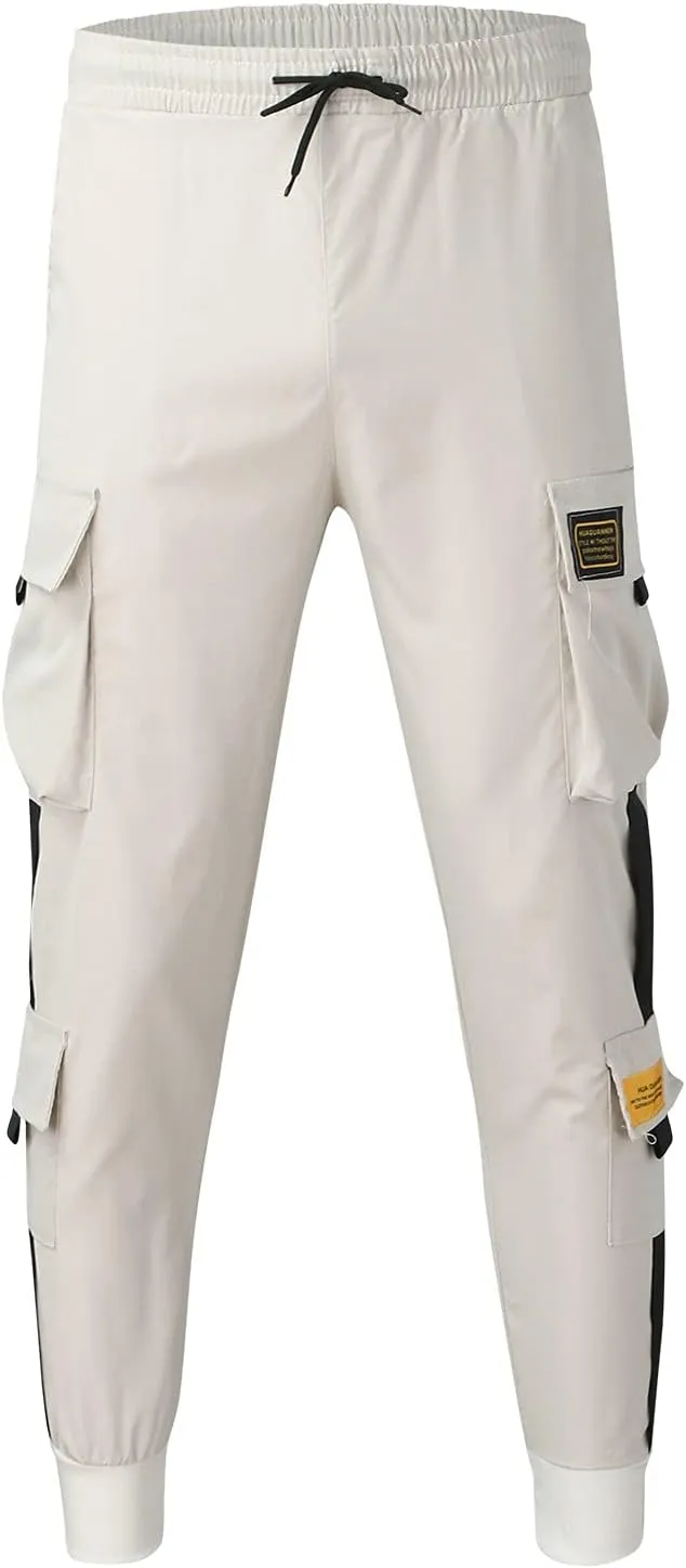 Cargo Pants for Men Joggers Pants Hiking Outdoor Twill Track Jogging Sweatpants Pants Men's Sweatpants Casual Lounge