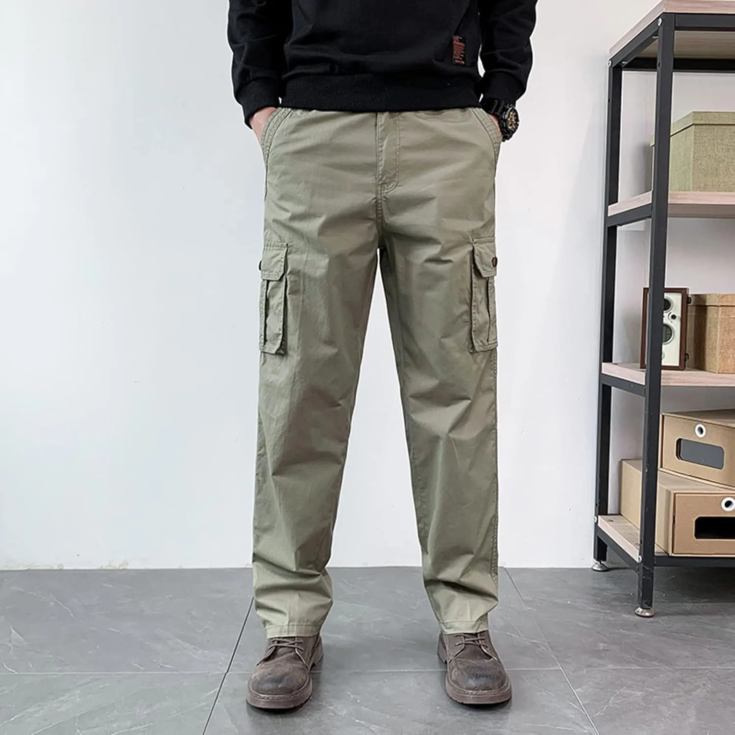 Cargo Sweatpants for Men Big and Tall Joggers Sweatpants Low Crotch Sweats Slim Fit Trousers Harem Hip Hop Pants Mens