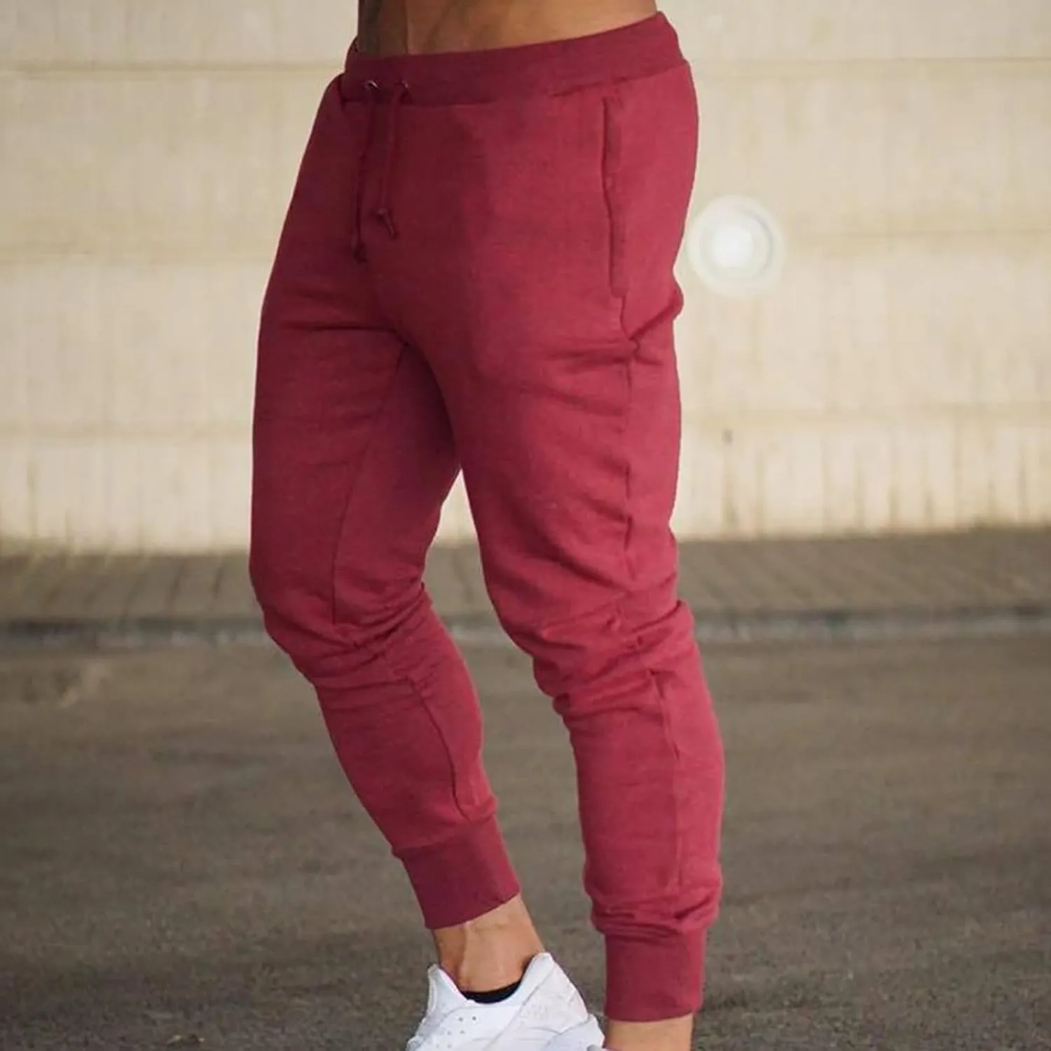 Cargo Sweatpants for Men Big and Tall Pants Lightweight Tactical Pants Hiking Jogger Sweatpants Multi-Pocket Outdoor