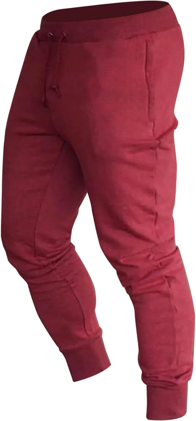Cargo Sweatpants for Men Big and Tall Pants Lightweight Tactical Pants Hiking Jogger Sweatpants Multi-Pocket Outdoor