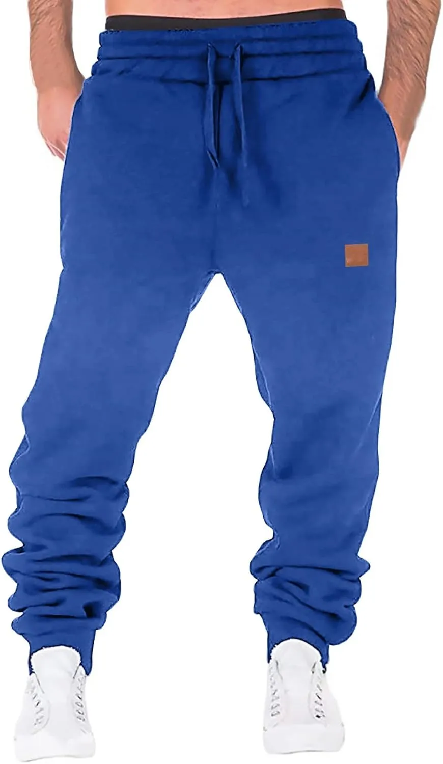 Cargo Sweatpants for Men Mens Lounge Pants Fit Cargo Work Pants Wild Drawstring Sports Jogger with Pockets Long Pants