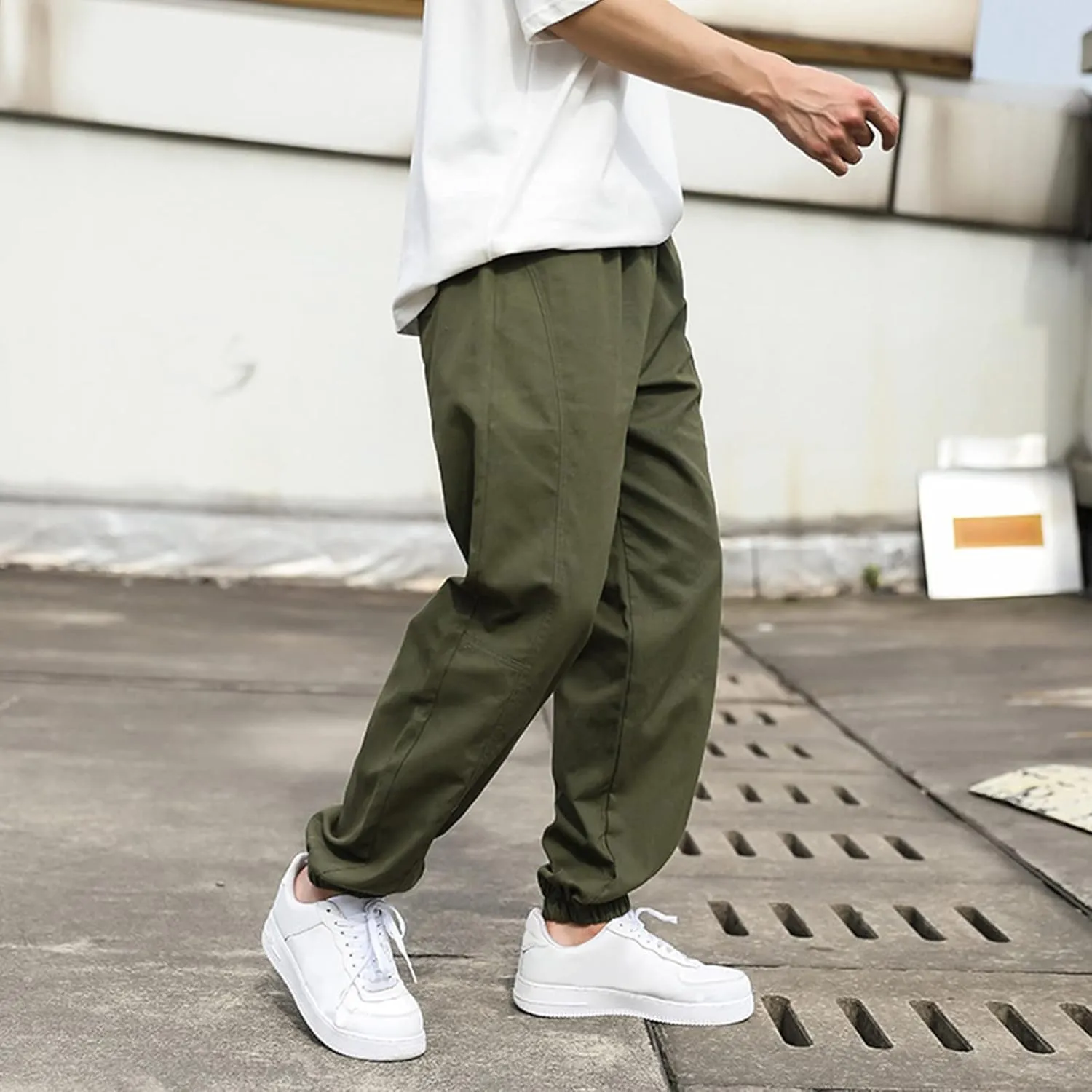 Cargo Sweatpants for Men Mens Lounge Pants Sports Trousers for Men Mens Cargo Pants Elastic Waist Sweatpants for Men