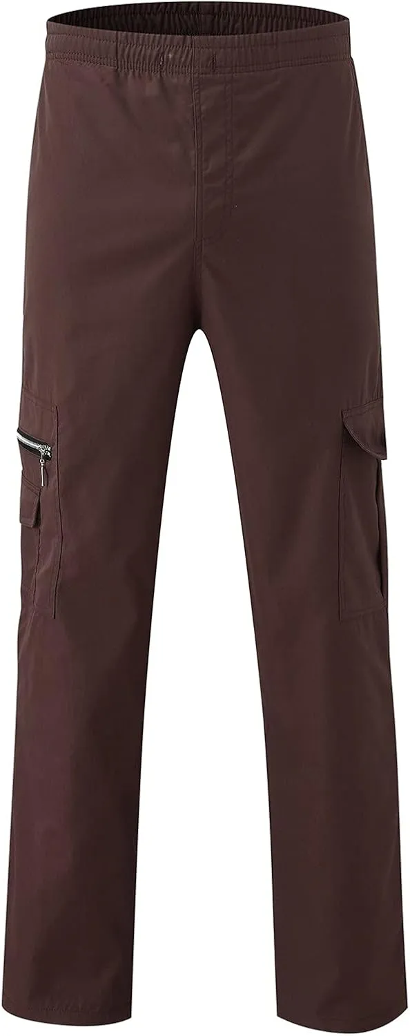 Cargo Trousers for Men Casual Gym Cargo Sweatpants Heavyweight Fleece Active Gym Workout Sweat Pants Men's Sweatpants