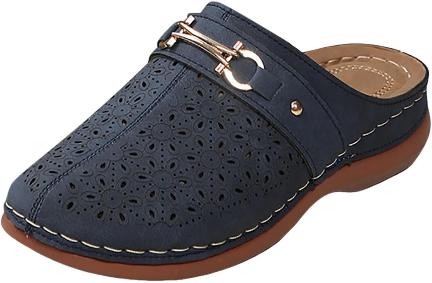 Casual Walking Wedges Women's Thick Soled Summer New Thong Sandals Border Large Size Casual Thick Soled Thong Sandals