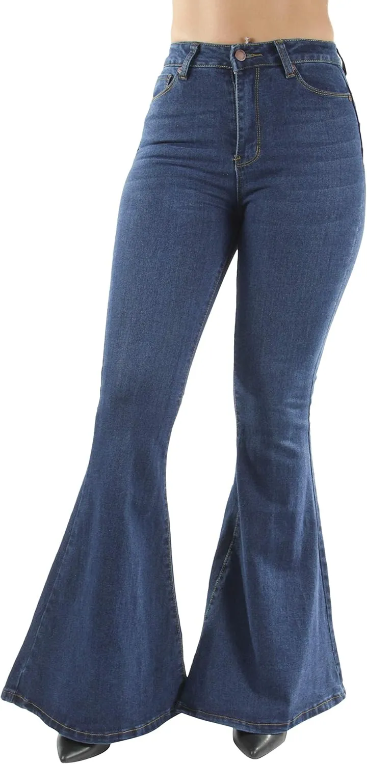 Colombian Design, Butt Lift, Levanta Cola, Boot Leg Jeans Plus/Junior Size