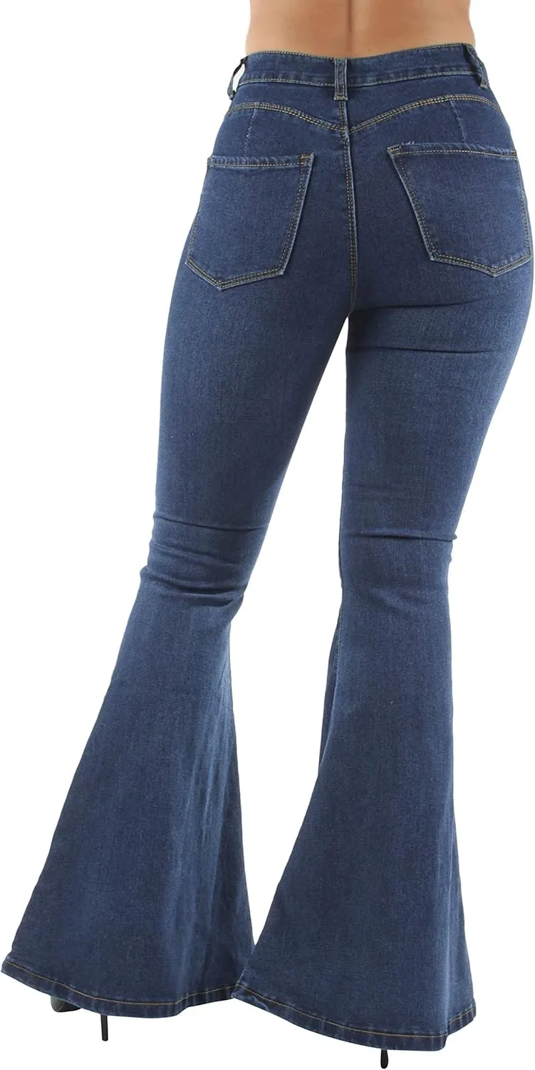Colombian Design, Butt Lift, Levanta Cola, Boot Leg Jeans Plus/Junior Size