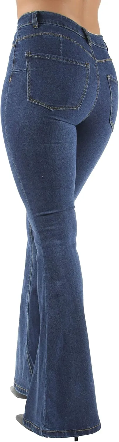Colombian Design, Butt Lift, Levanta Cola, Boot Leg Jeans Plus/Junior Size