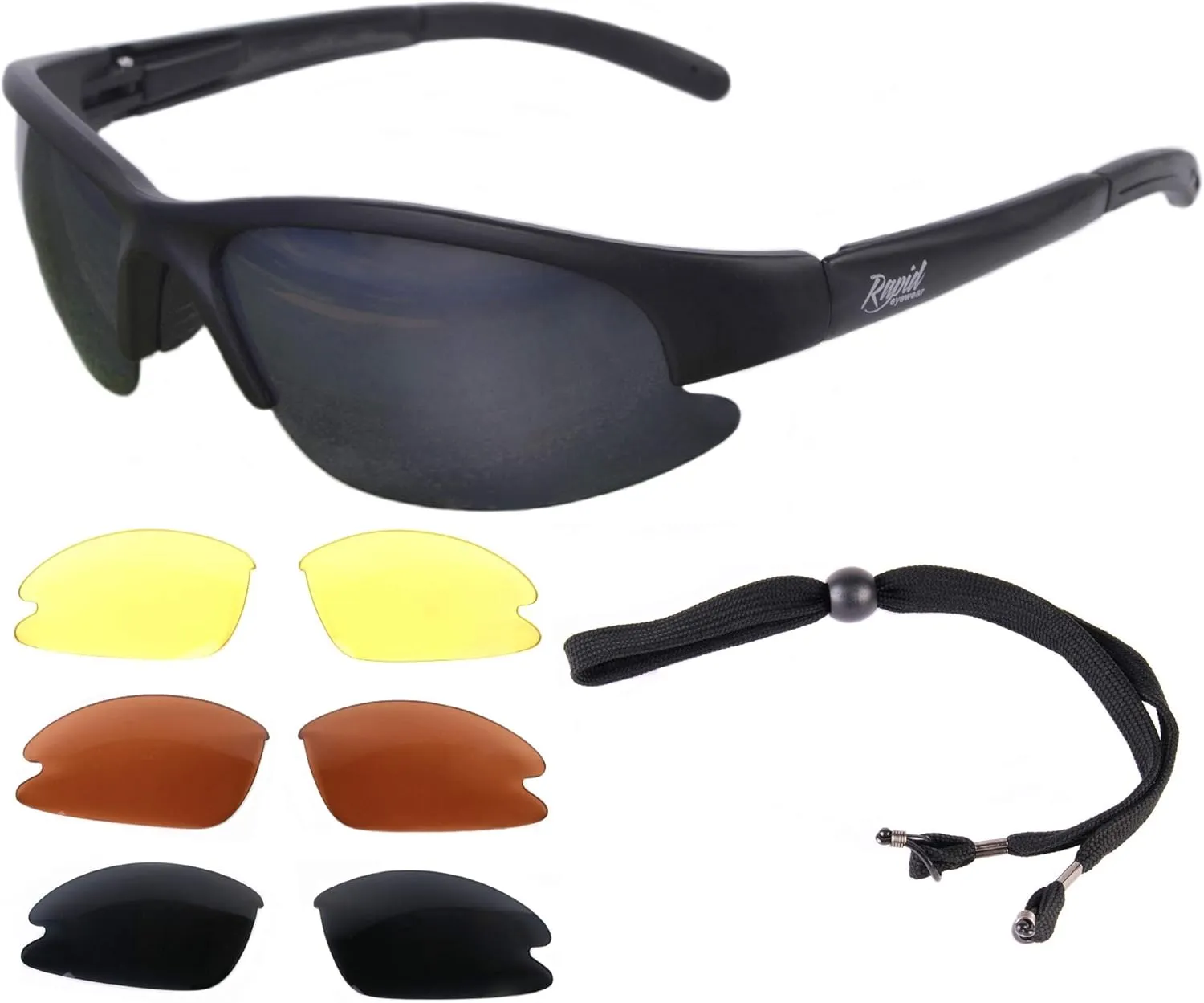 Cruise Pilot Spec Sunglasses that Comply with FAA Recommendations, for Men & Women. Use for Flying, Sports etc. Interchangeable lenses Options, inc. Low Light and Very Dark Cat 4
