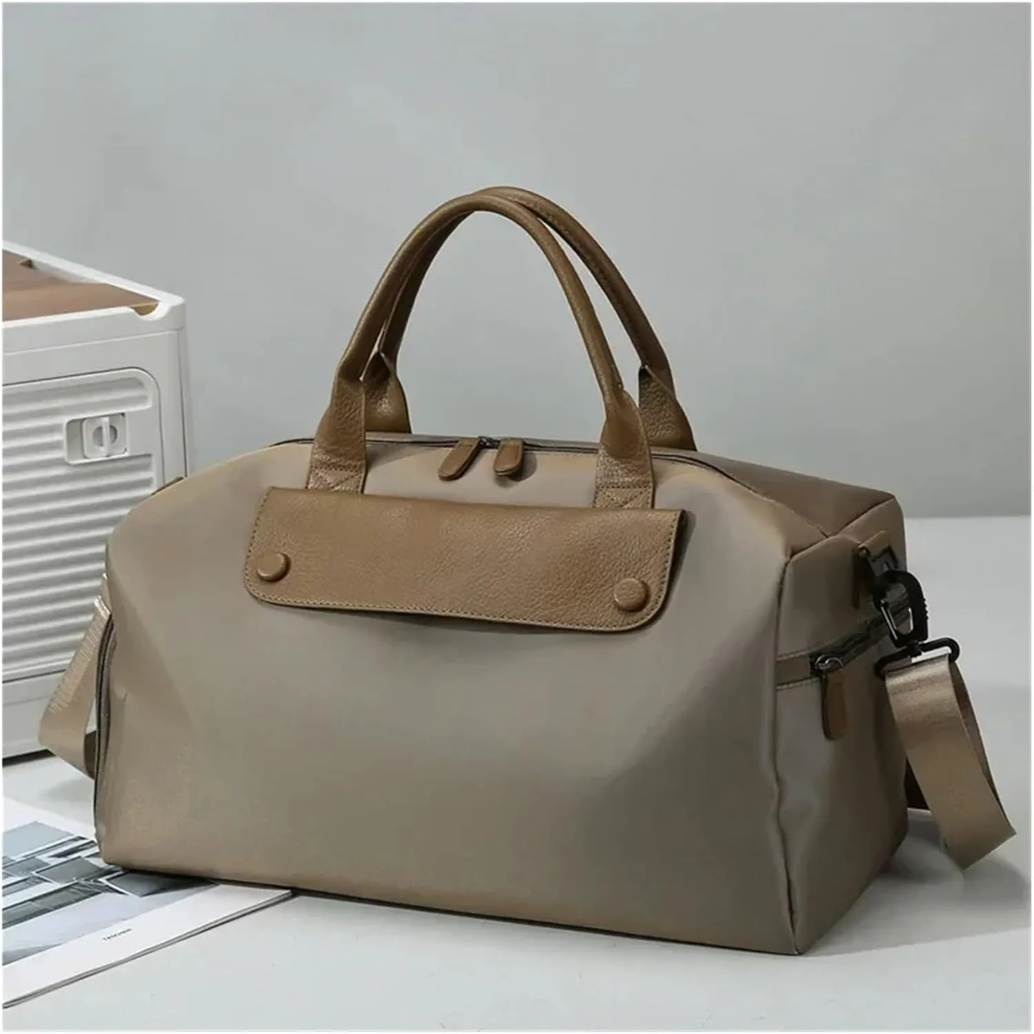 Duffle Bag For Travel Trip Bag Large Capacity Yoga Organizer Swimming Gym Bag Business Travel Luggage Bag Oxford Handbag Shoulder Bags(GRAY)