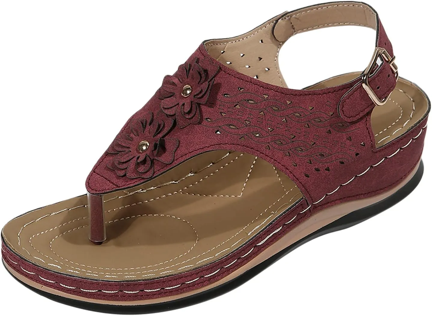 Fashion Thick Bottom Sandals for Women Casual Elastic Ankle Strap Platform Sandal Casual Sandals Indoor Outdoor