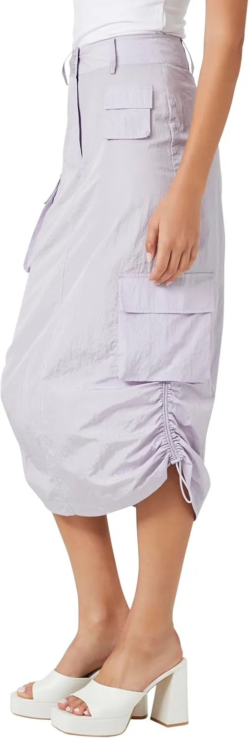 Forever 21 Women's Cargo Midi Skirt