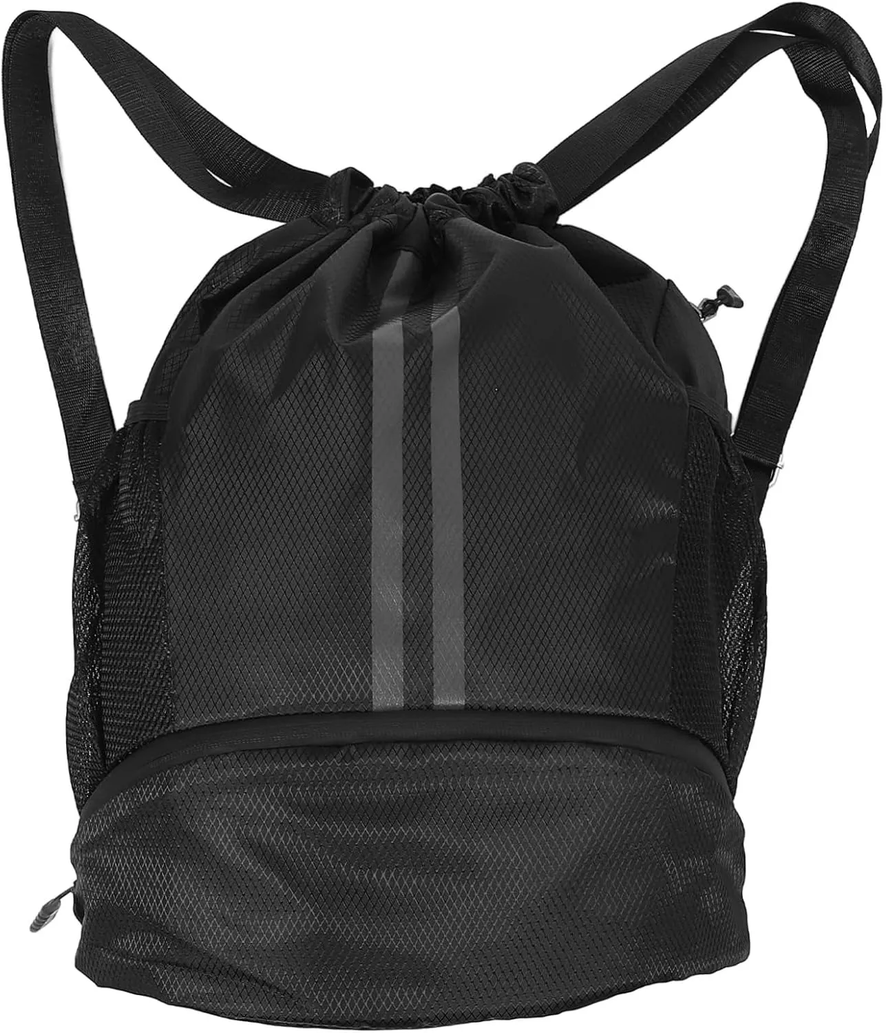 GALPADA 2pcs Men's Sports Bag Drawstring Backpack for Gym Large Capacity Athletic Bag Pockets Drawstring Closure for Hiking Yoga Fitness