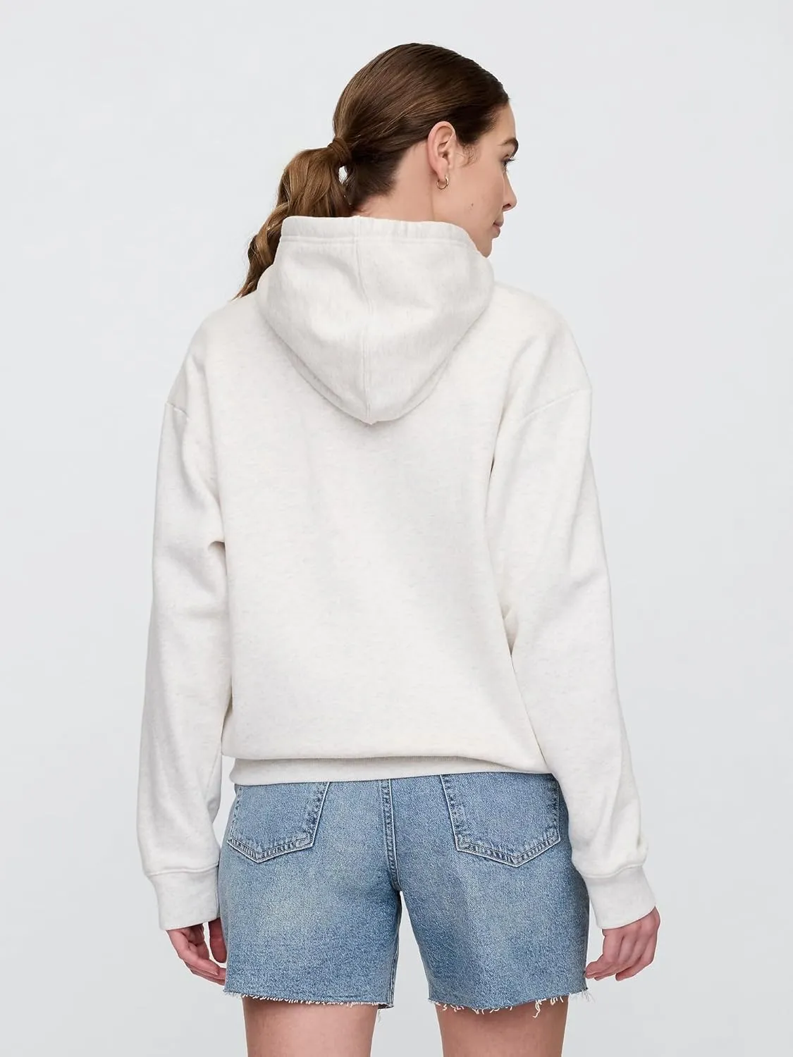 GAP Women's Logo Hoodie Hooded Pull-on Sweatshirt