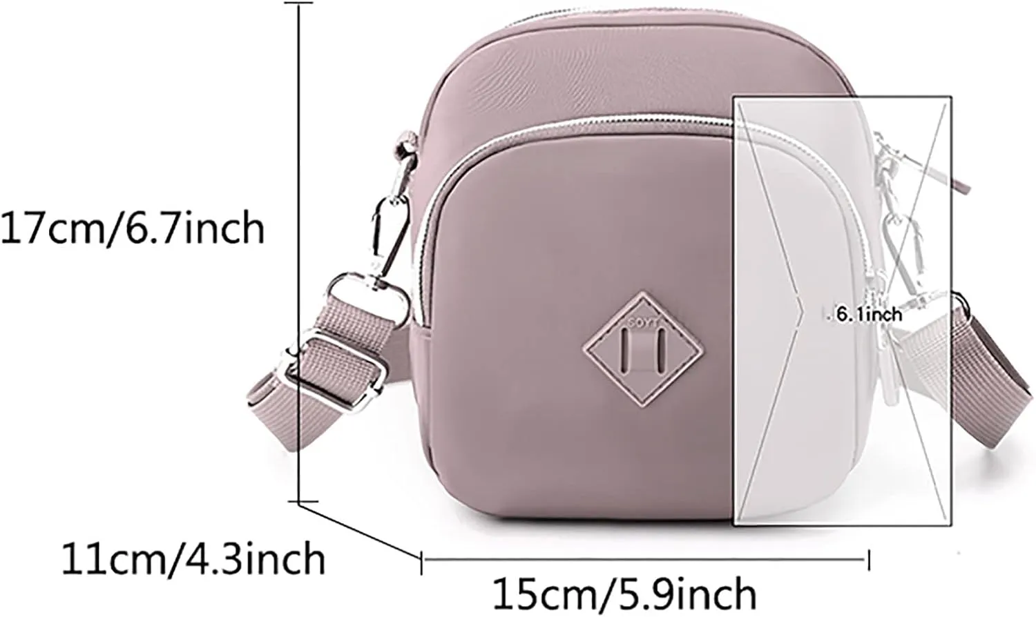 Hobo Crossbody Bags for Women Crossbody Purses and Handbags Lightweight Pocketbook Clear Bag for Stadium Events(One Size)
