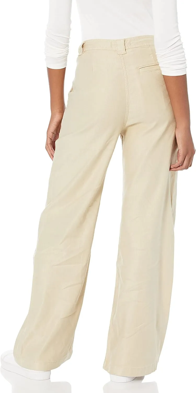 HUDSON Women's Wide Leg Drawstring Trouser Pant