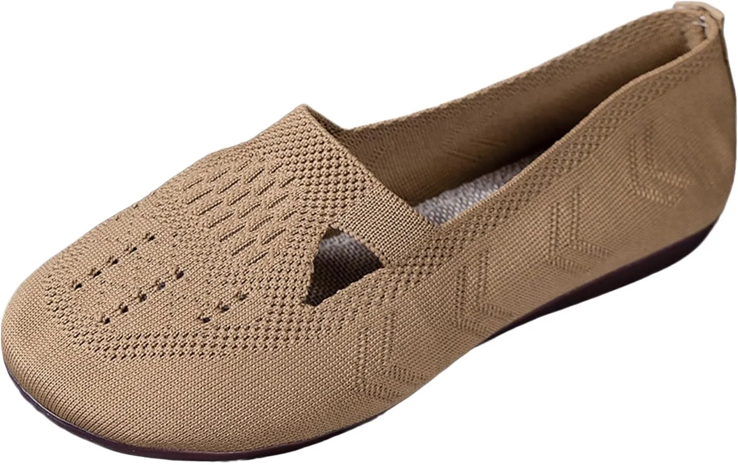 Ladies Breathable Hollow Out Mesh Flat Out Lightweight Large Size Casual Shoes Business Casual Work Shoes for