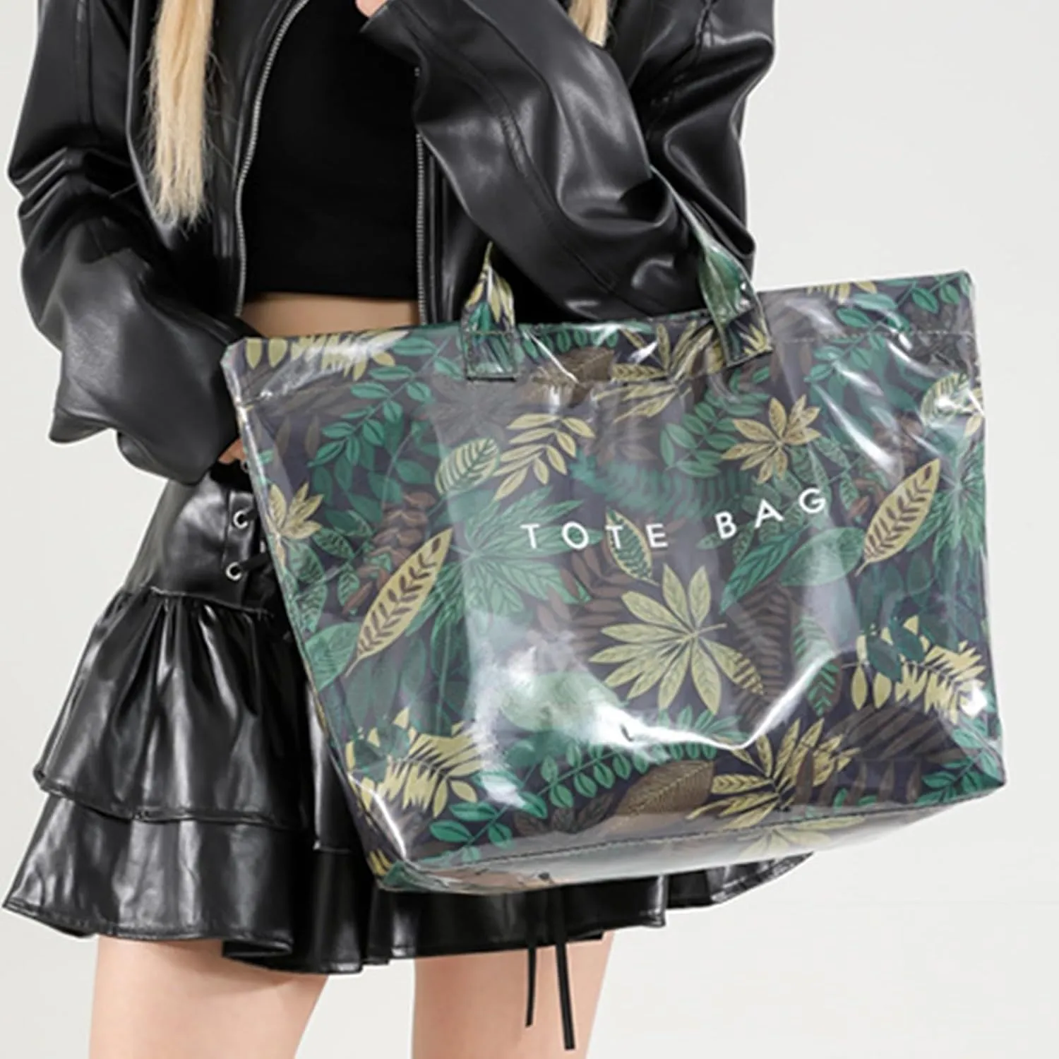 Large Capacity Leopard Print Lazy Wind Bag Fashion Handheld Large Capacity Shoulder Tote Bags Handbag Women