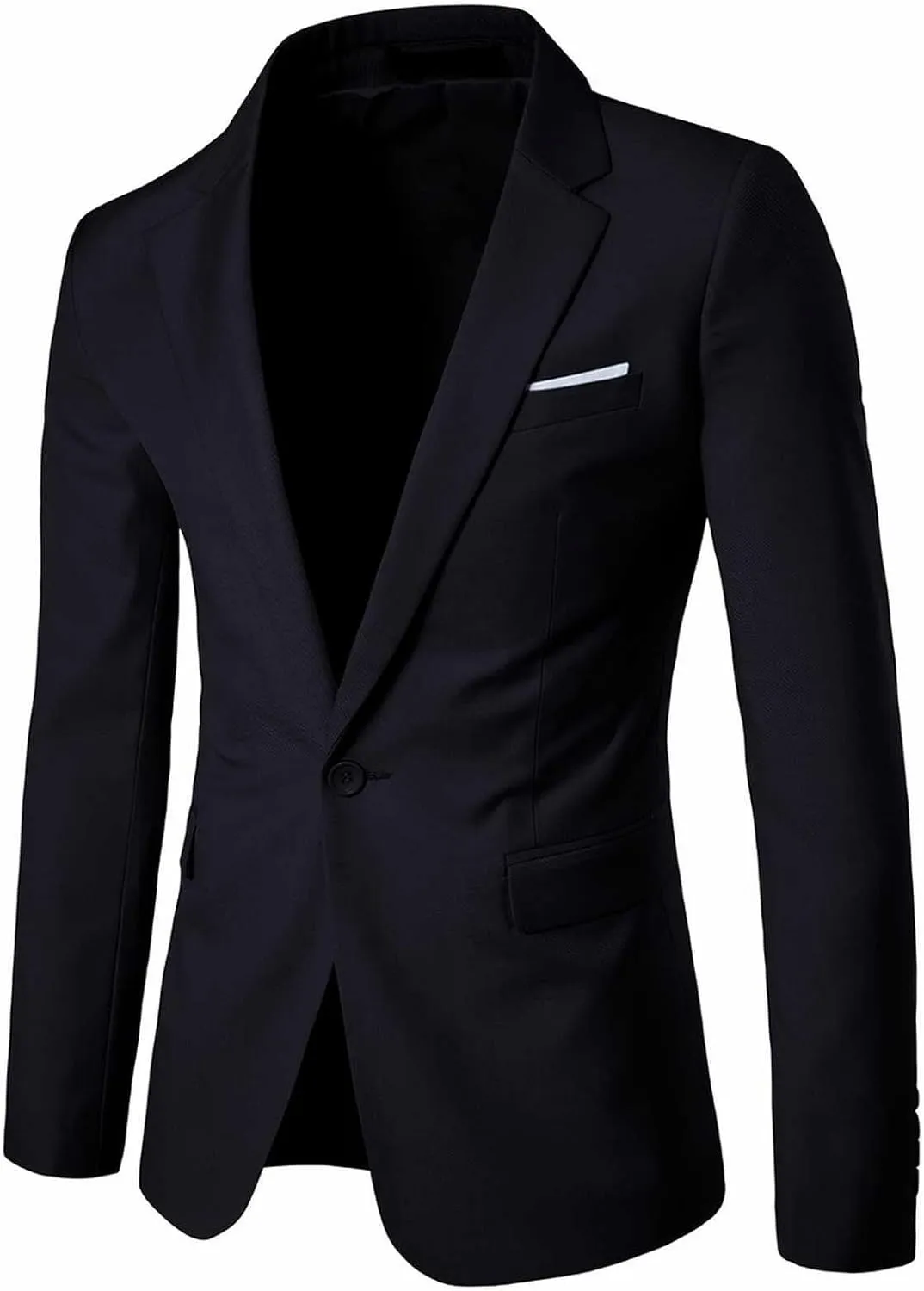 LCMTWX Mens Blazer Jacket 2024 Casual Men's Tops Jacket Fit One Button Fashion Men's Coats Jackets Black Suits For Men Men