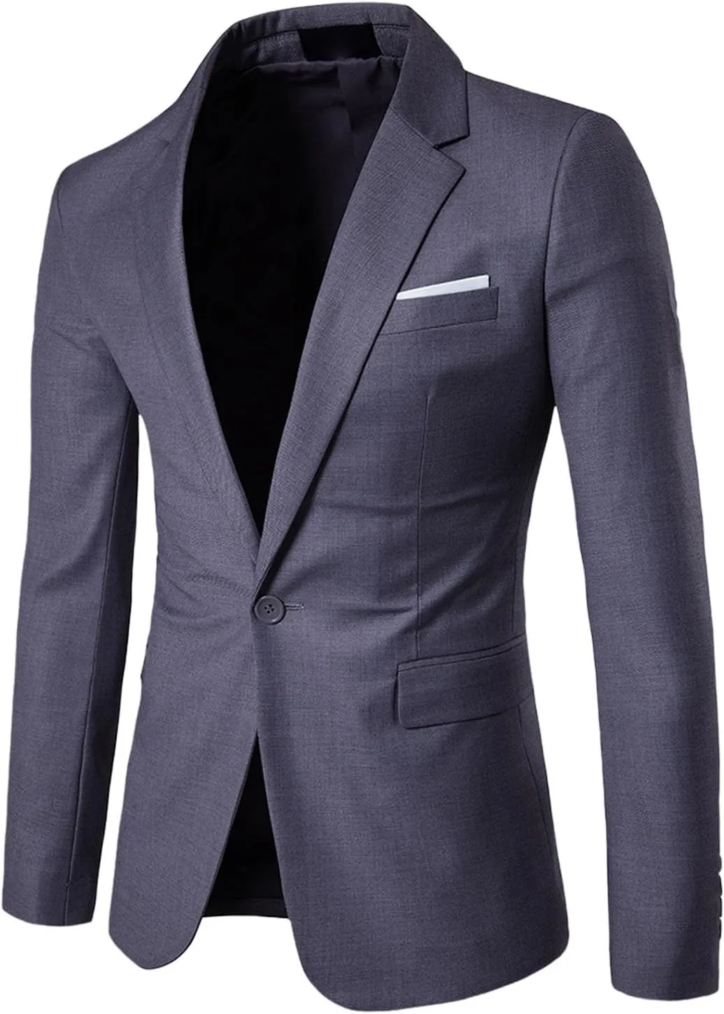 LCMTWX Mens Blazer Jacket 2024 Casual Men's Tops Jacket Fit One Button Fashion Men's Coats Jackets Black Suits For Men Men