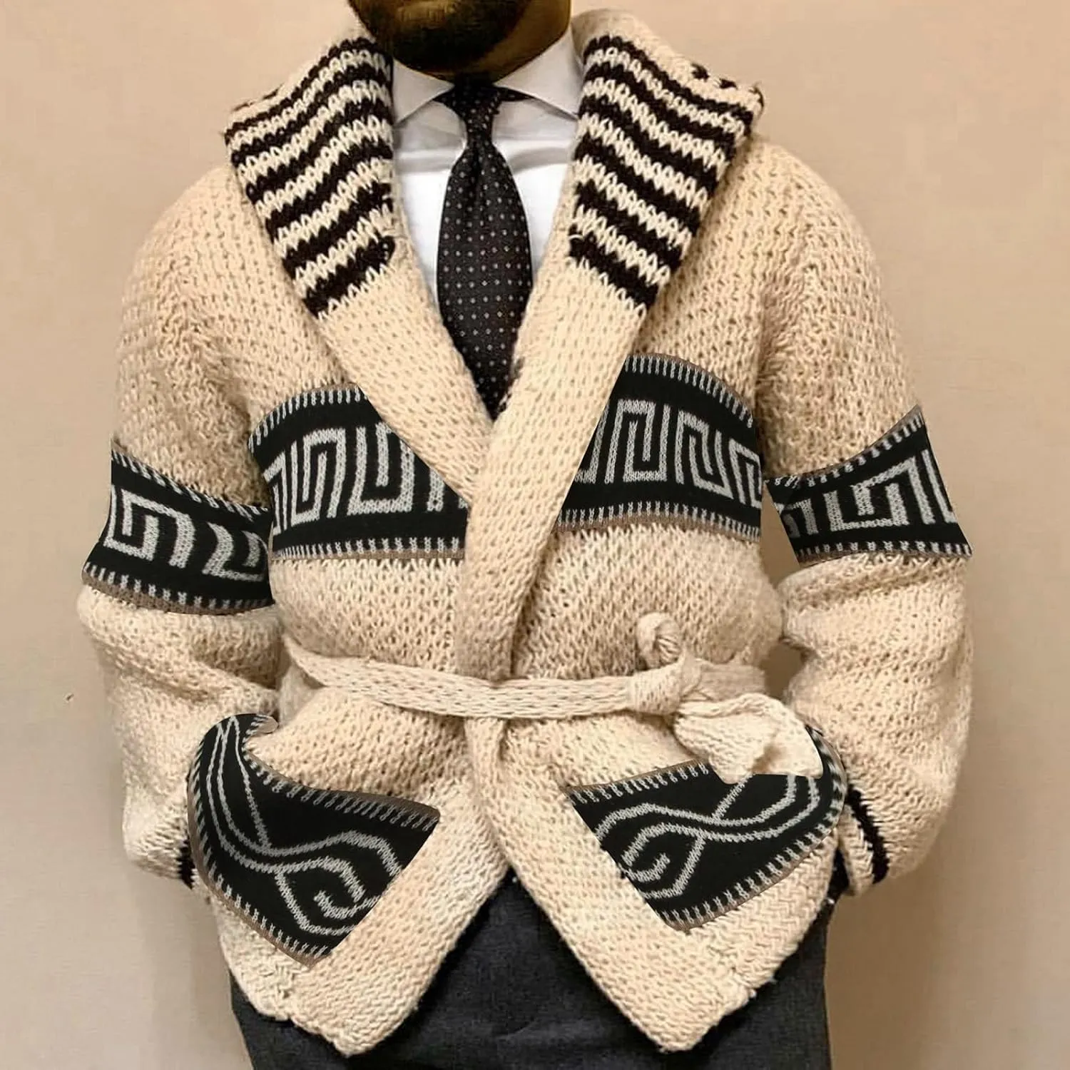Lightweight Cardigan Men V Neck Button Down Sweater Cable Knit Sweater Winter Cardigan Sweater Plus Size Sweaters