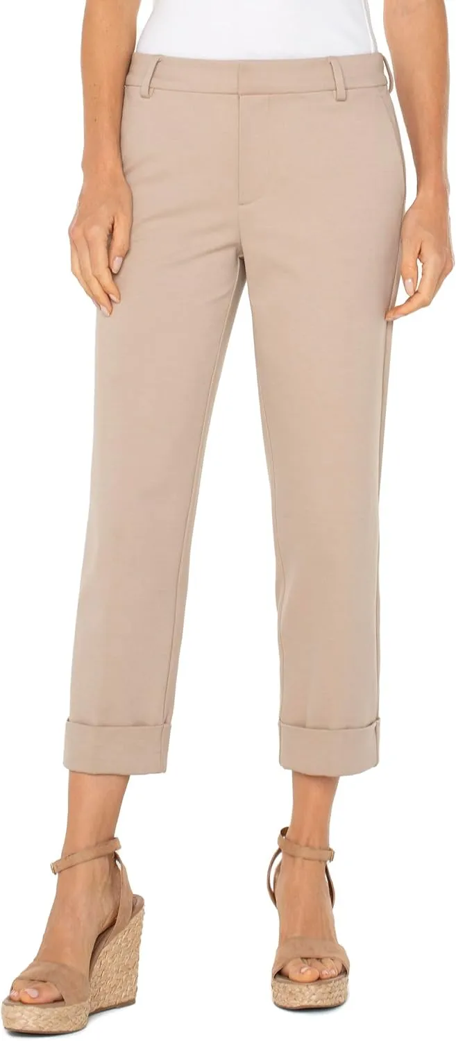 Liverpool Women's Kelsey Knit Crop Trouser 25"