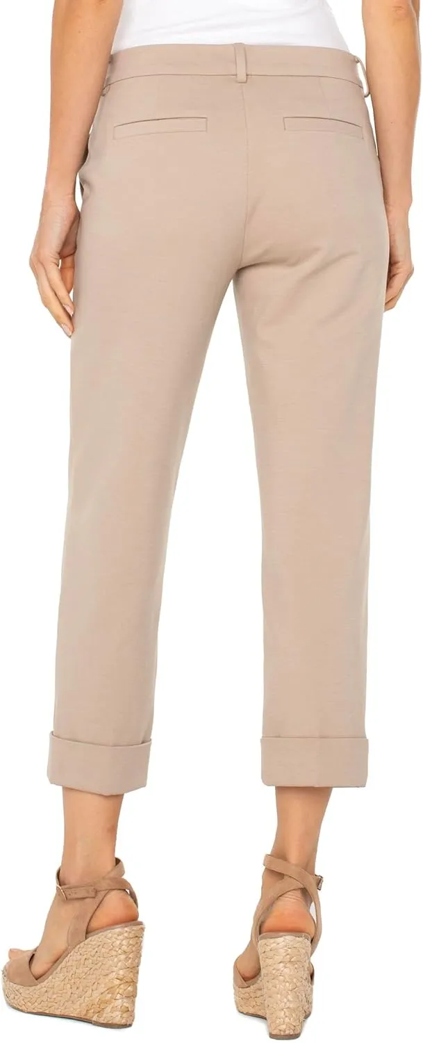 Liverpool Women's Kelsey Knit Crop Trouser 25"