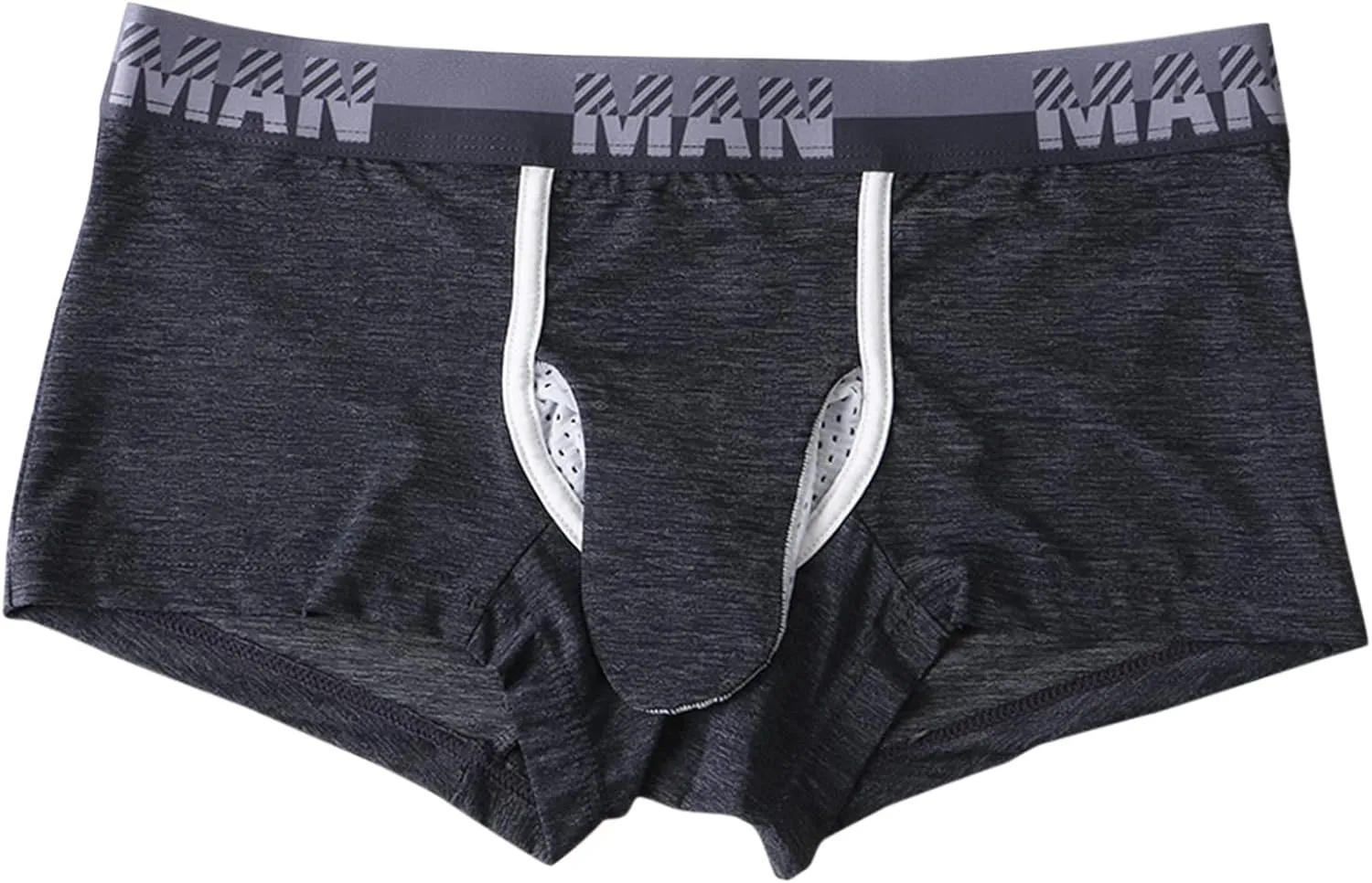Mens Boxer Briefs Male Casual Solid Mesh Elephant Trunk Breathable Underwear Pant Knickers Comfortable Boxer