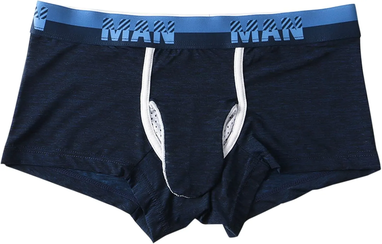 Mens Boxer Briefs Male Casual Solid Mesh Elephant Trunk Breathable Underwear Pant Knickers Comfortable Boxer