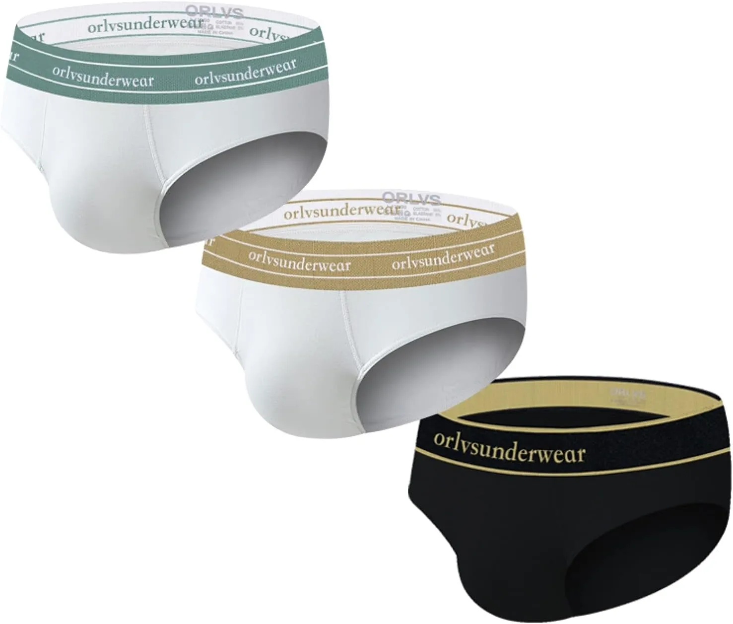 Mens Briefs Men's Underwear Breathable Boxer Briefs Bamboo Rayon Trunks 8 Black