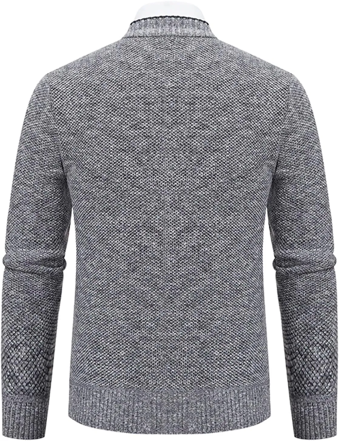 Men's Cardigan Sweaters Button Down Knit Sweater Casual V Neck Sweater Open Front Cardigan Slim Fit Winter Jacket
