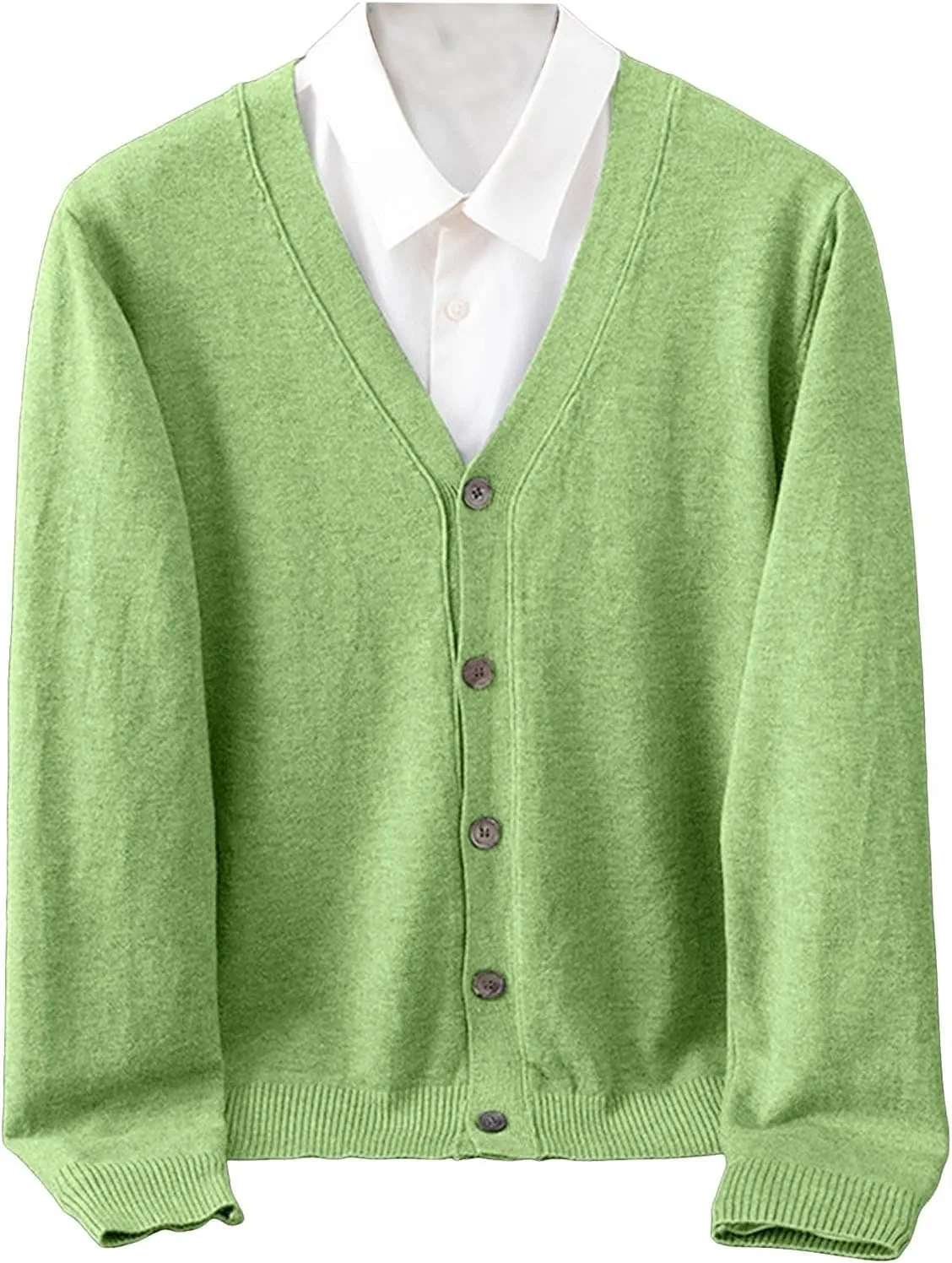 Men's Cardigan Sweaters,Men's V Neck Cardigan Sweater Casual Lightweight Button Down Knitted Cardigan Sweater