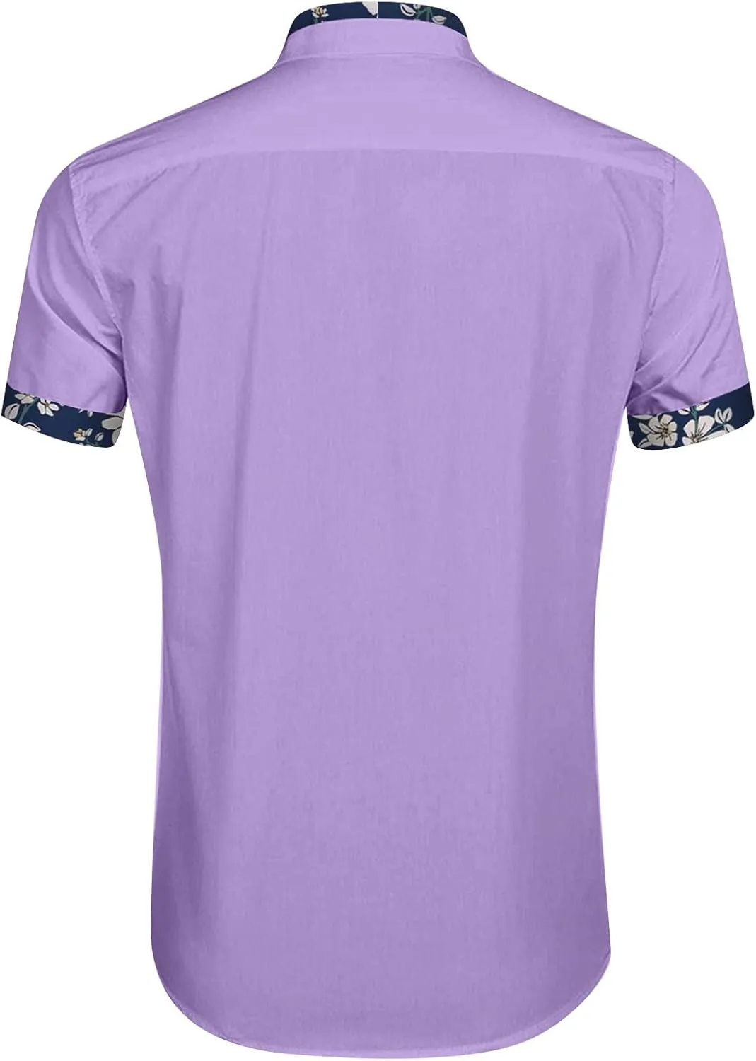 Men's Casual Button Down Shirts Regular Fit Short Sleeve Hawaiian Shirt for Men Big and Tall Dress Shirt Beach Tops