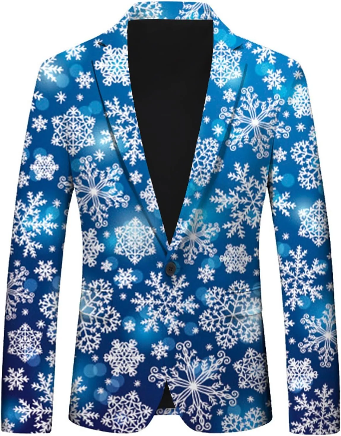 Mens Christmas Suit Jacket Ugly Christmas Blazer Jacket Funny Xmas Santa Party Blazers Sport Coat Christmas Suit for Men