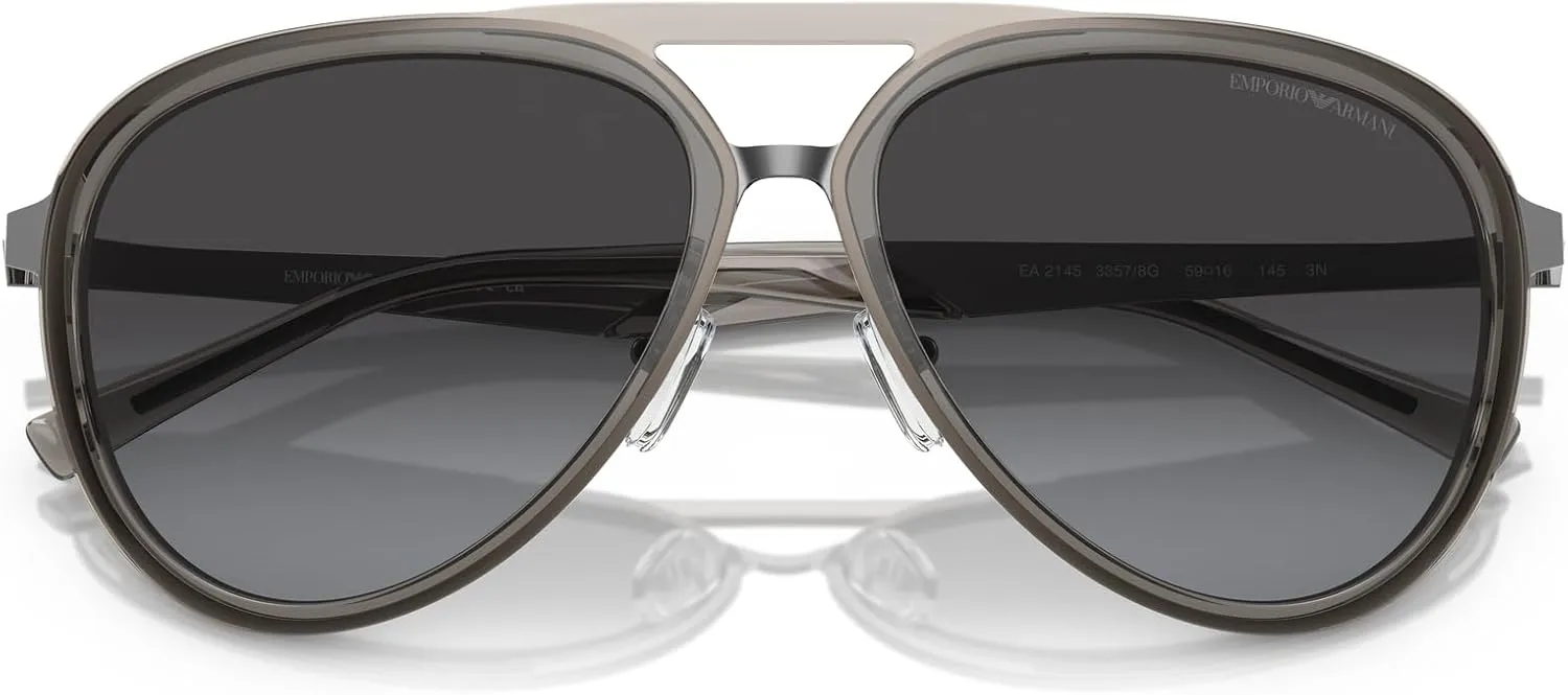 Men's Ea2145 Aviator Sunglasses