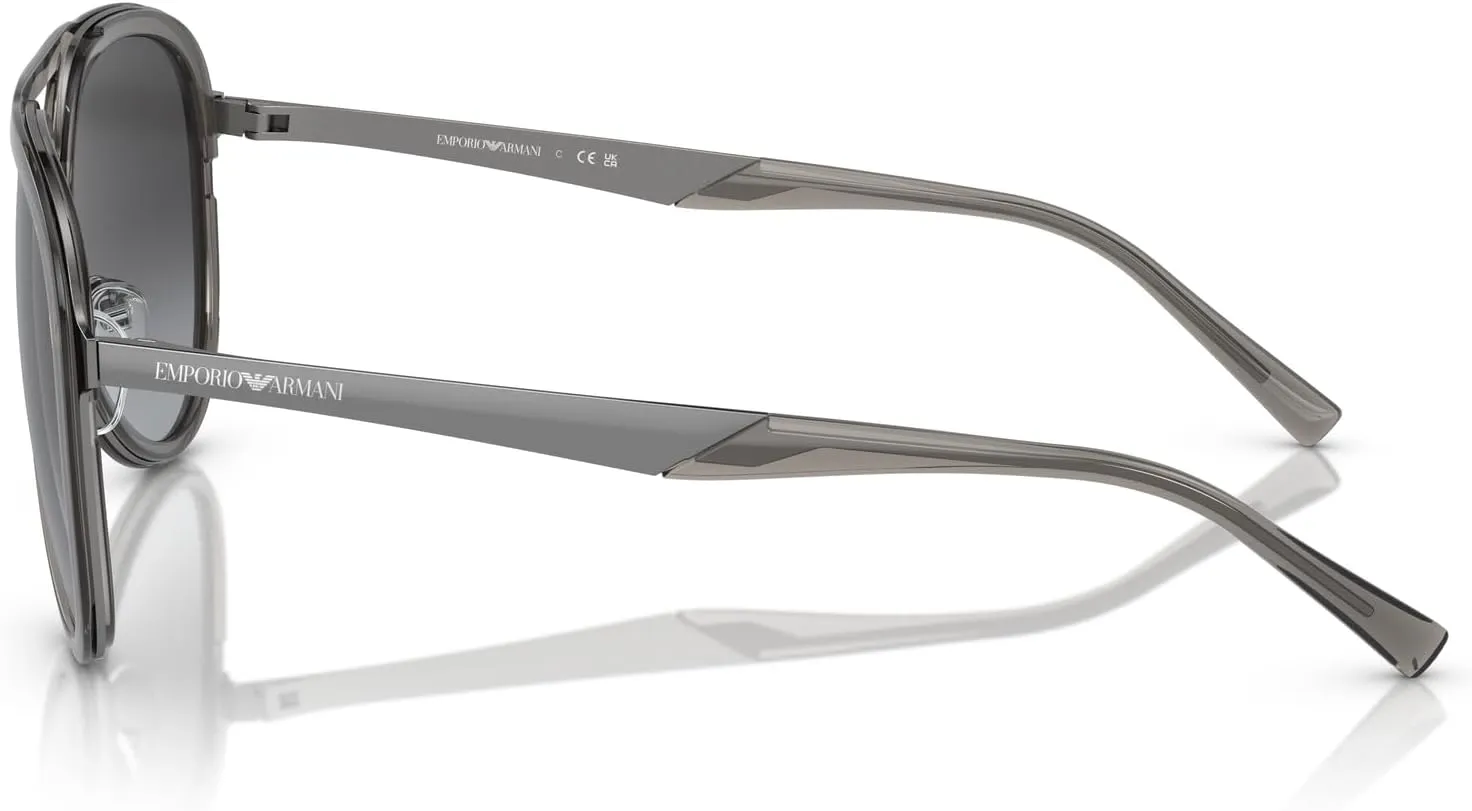 Men's Ea2145 Aviator Sunglasses