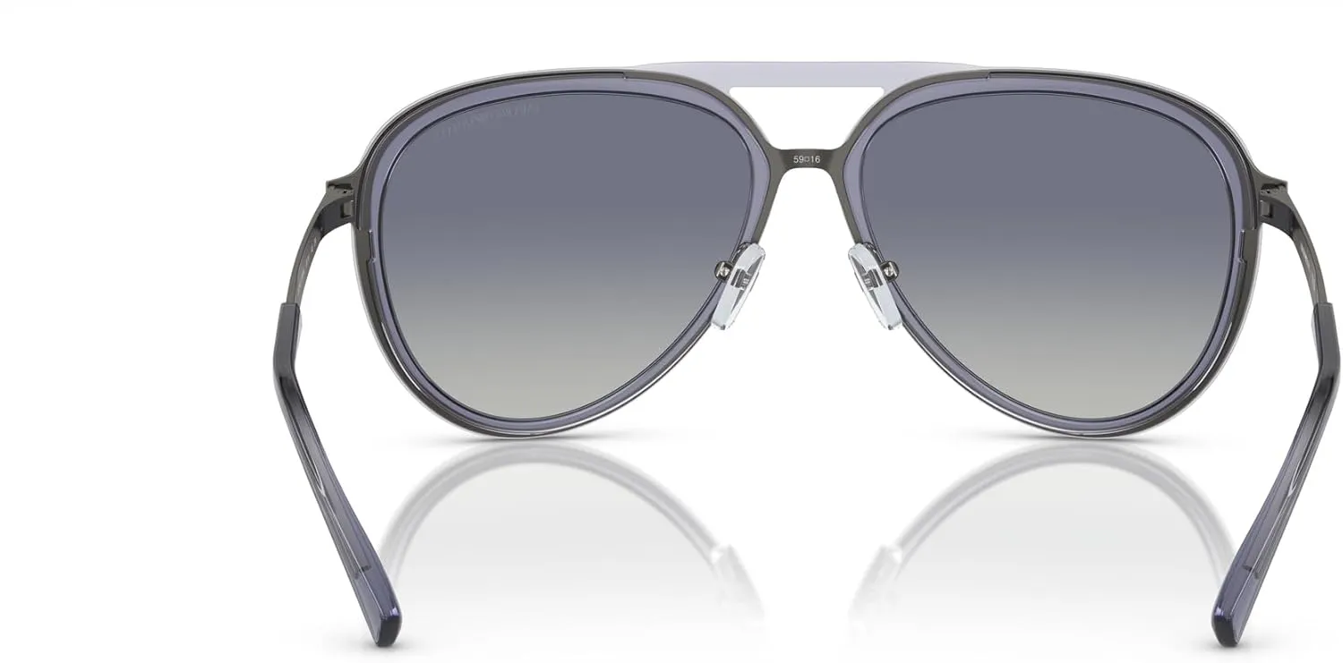 Men's Ea2145 Aviator Sunglasses