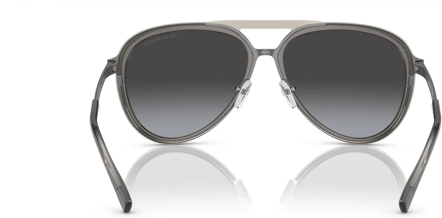 Men's Ea2145 Aviator Sunglasses